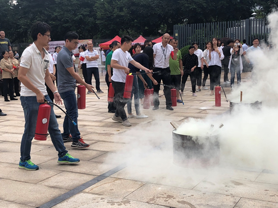 武汉消防演练